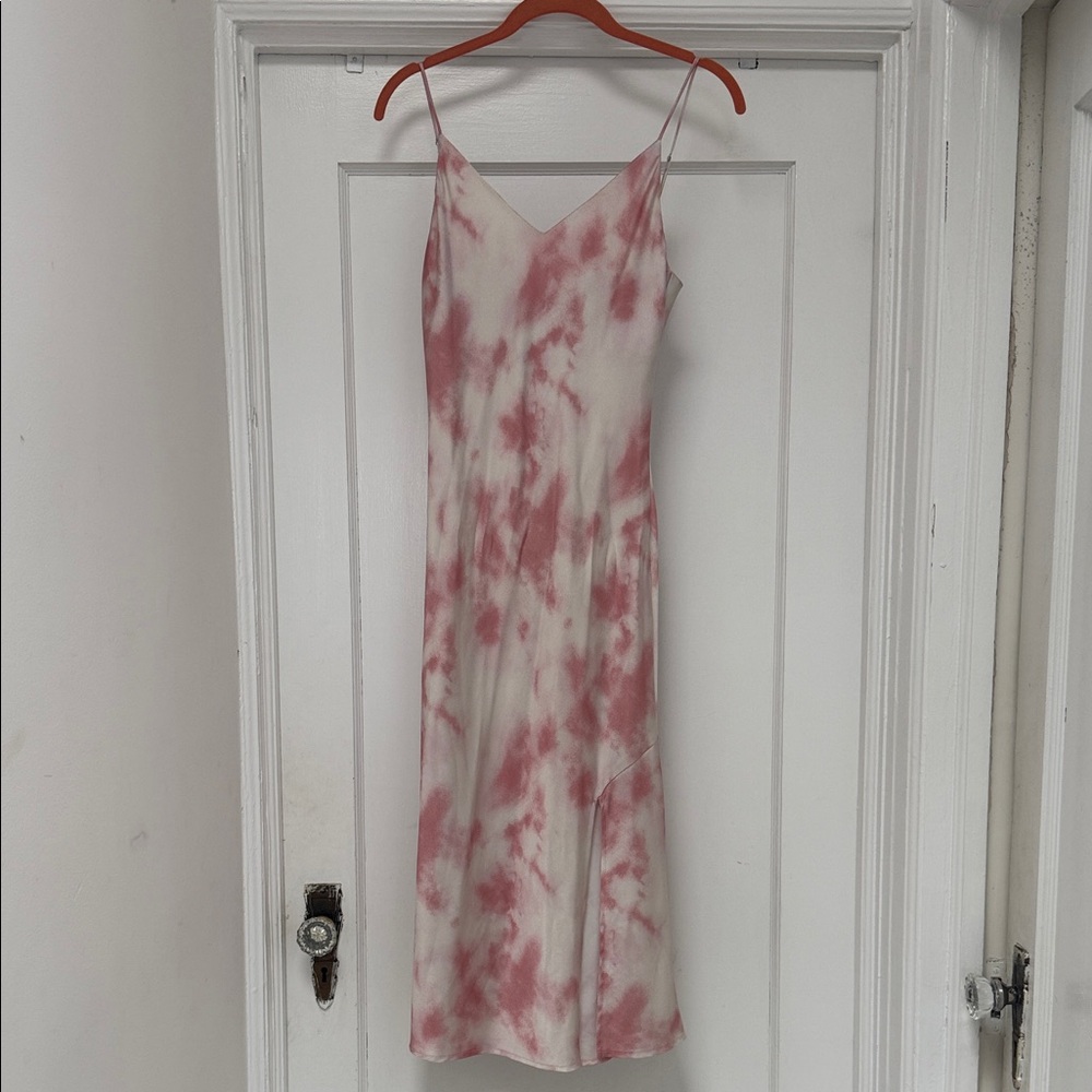 Willow Pink and White Tie-Dye Dress